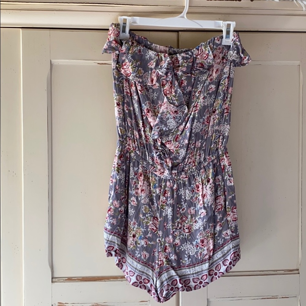 Angie Strapless Romper